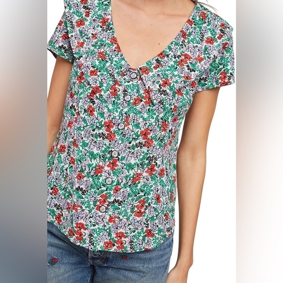 ANTHROPOLOGIE Maeve Austen Collared Blouse - Picture 5 of 15